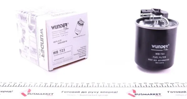 Filtro de combustible WB723 Wunder