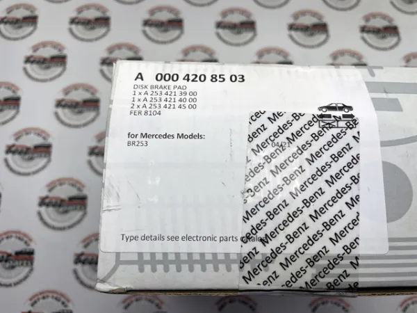 Pastillas de freno A0004208503 Mercedes