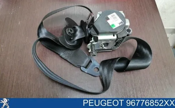 Cinturón de seguridad delantero derecho 96776852XX Peugeot/Citroen