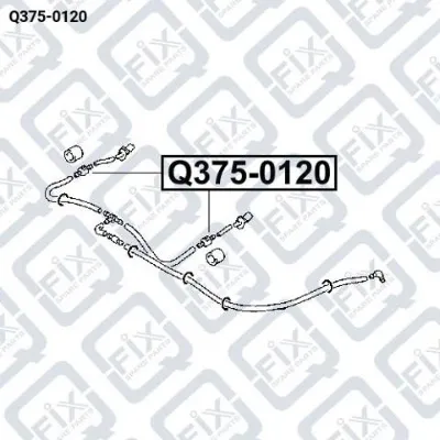 Válvula de retención del lavaparabrisas Q-FIX Q3750120
