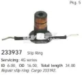 Colector de rotor de generador Ford Escape 