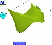 Parachoques trasero, parte derecha FORD 1908555