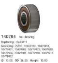 Rodamiento alternador Nissan Sunny B11