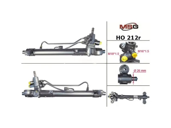 Cremallera de dirección HO212R MSG Rebuilding
