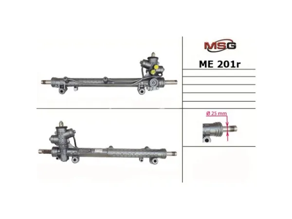 Kit de reparación, mecanismo dirección Renault Laguna I