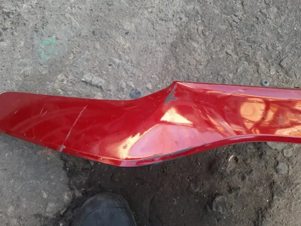 Moldura de parachoques trasero 86696J9000 Hyundai/Kia