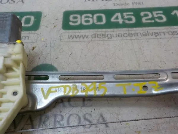 Mecanismo de elevalunas de la puerta trasera izquierda 9816273680 Peugeot/Citroen