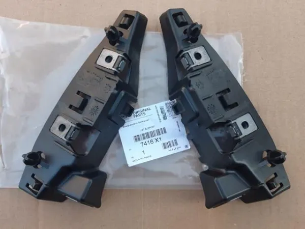 Kit de soportes/fijaciones del parachoques delantero 7416X1 Peugeot/Citroen