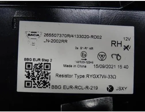  265507370R Renault (RVI)