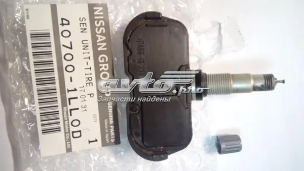 Sensor de presión de neumáticos 407001LL0D Nissan/Infiniti