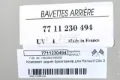Faldillas guardabarros traseros Renault Clio BR01, CR01