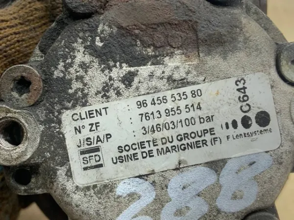 Bomba de dirección 9647983580 Peugeot/Citroen