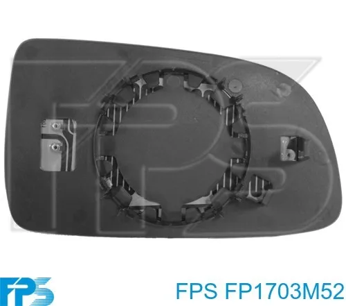 Cristal de espejo retrovisor derecho FP1703M52 FPS