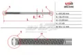 Eje de la cremallera de dirección BMW 7 E65, E66, E67