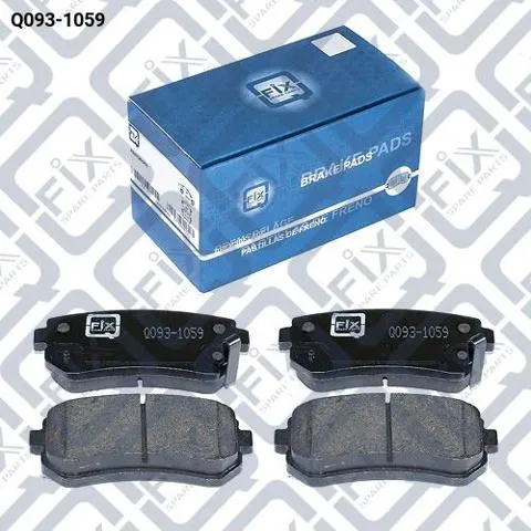 Pastillas de freno traseras Q0931059 Q-fix