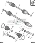 Junta homocinetica Citroen C-Elysee 