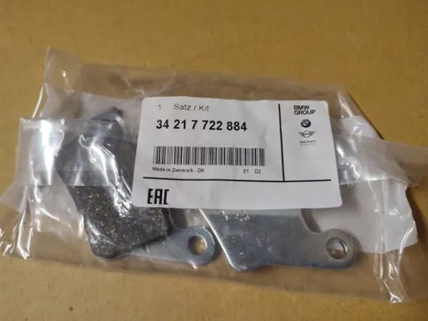 Pastillas de freno traseras 34217722884 BMW