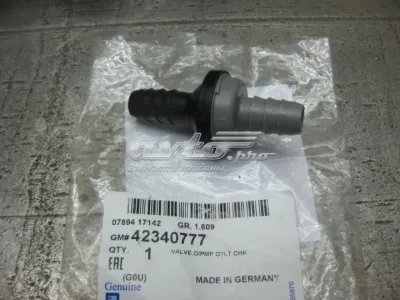 Válvula del servofreno GM 42340777