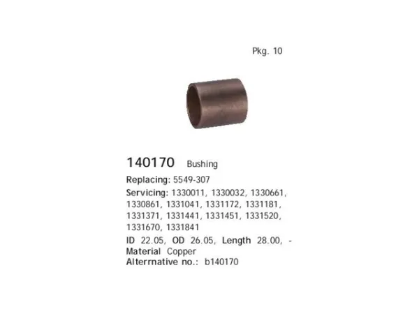 Escobillas alternador 140164 Cargo