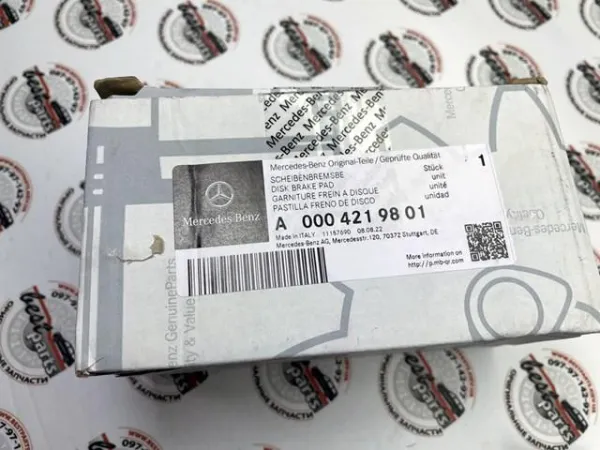 Pastillas de freno traseras A0004219801 Mercedes
