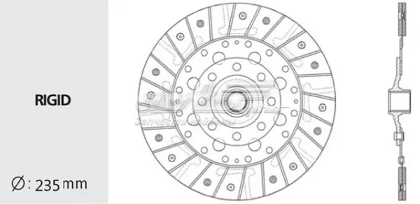 Disco de embrague Hyundai Sonata VII
