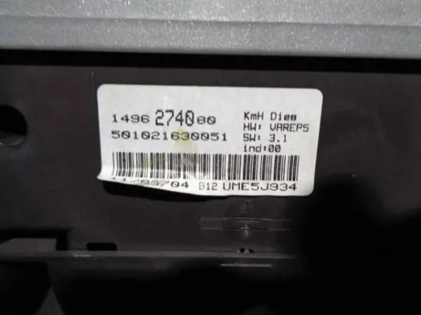 Cuadro instrumentos 1496274080 Peugeot/Citroen