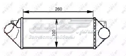 Intercooler 30542 NRF