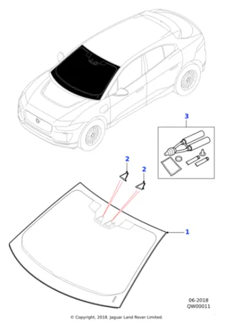Parabrisas T4K20611 Jaguar