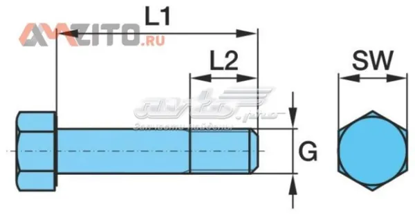 Tornillo (tuerca) de sujeción 0334014190 BPW