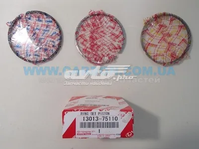 Juego de aros de pistón de motor, cota de reparación +0,50 mm TOYOTA 1301375110