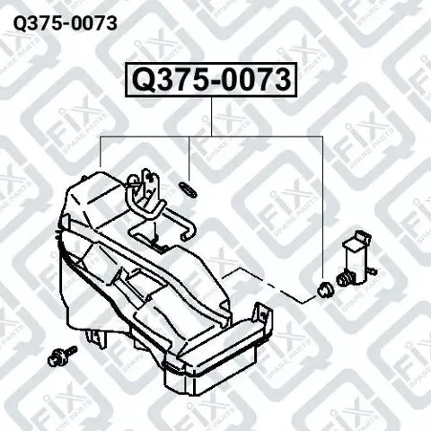 Depósito de limpiaparabrisas Mitsubishi Pajero III