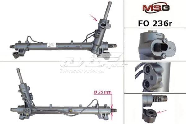 Cremallera de dirección FO236R MSG Rebuilding