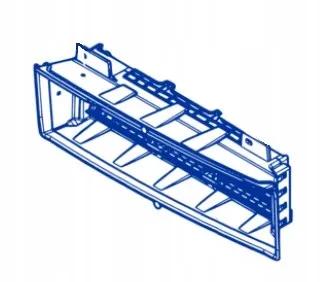 Persiana del radiador RENAULT 214F66342R