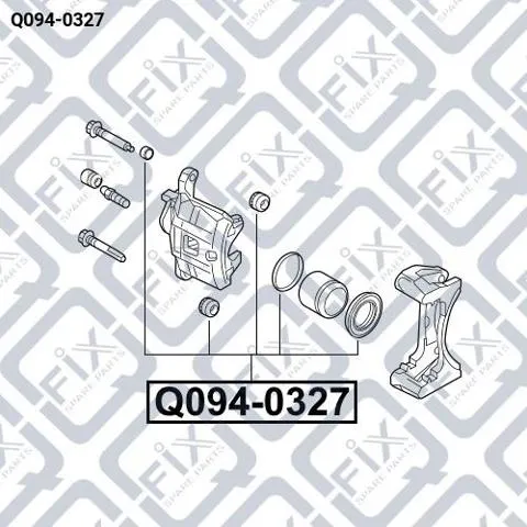 Kit de reparación de pinzas de freno Q0940327 Q-fix