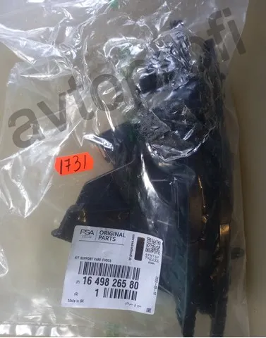 Soporte de parachoques delantero 1649826580 Peugeot/Citroen