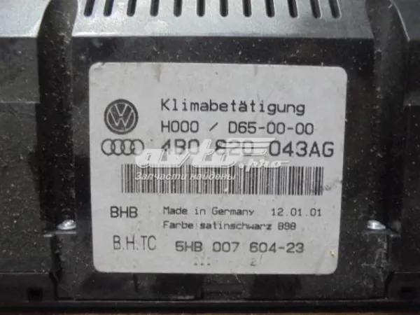 Unidad de control aire acondicionado 4B0820043AG VAG