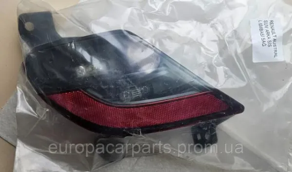 Luz antiniebla trasera derecha 265808773R Renault (RVI)