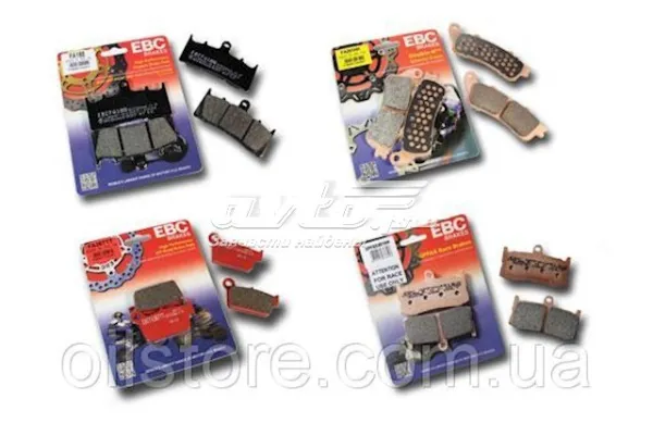 Pastillas de freno traseras FA419HH EBC Brakes