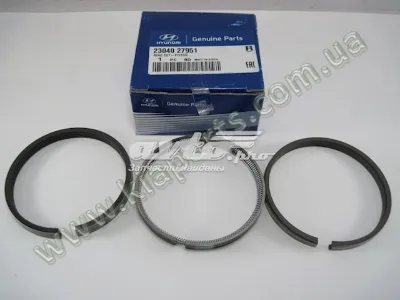 Juego de aros de pistón de motor, cota de reparación +0,25 mm HYUNDAI 2304027951