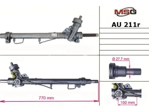Cremallera de dirección AU211R MSG Rebuilding