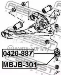 Fuelle superior de rótula Mitsubishi Canter FE5, FE6