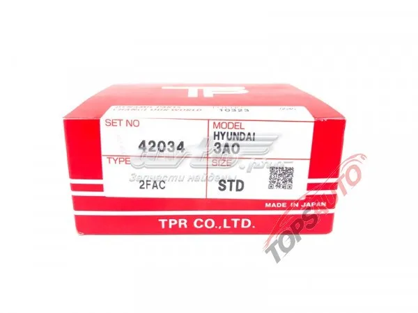 Juego de anillos de pistón, motor, STD 42034STD TPR