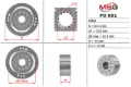 Rotor de bomba de dirección asistida Ford Fiesta JH, JD