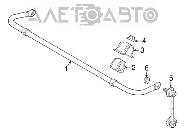 Barra estabilizadora de la suspensión trasero Mazda CX-5 I SUV (KE, GH) (2011 - 2017) precio, desde