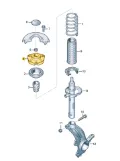 Soporte del amortiguador delantero Volkswagen Jetta BU3, BU4