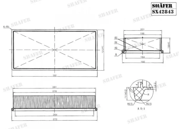 Kit de reparación, mecanismo dirección HY9003KIT MSG