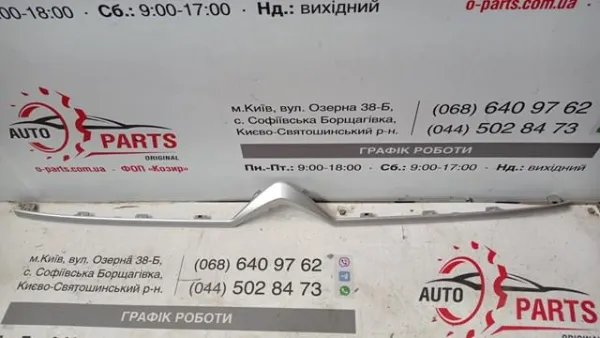 Embellecedor central del parachoques delantero 9816978180 Peugeot/Citroen