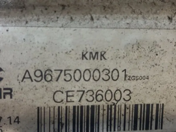 Radiador A9675000301 Mercedes